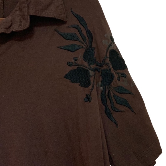 ROAR Imperial Dominion Brown Polo Short Sleeve sz 2XL - Picture 2 of 6